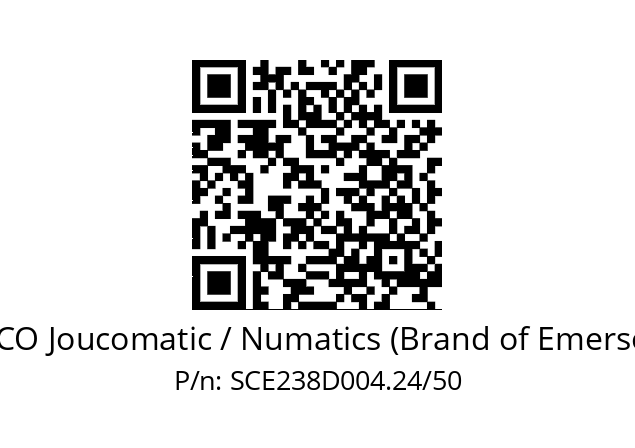   ASCO Joucomatic / Numatics (Brand of Emerson) SCE238D004.24/50