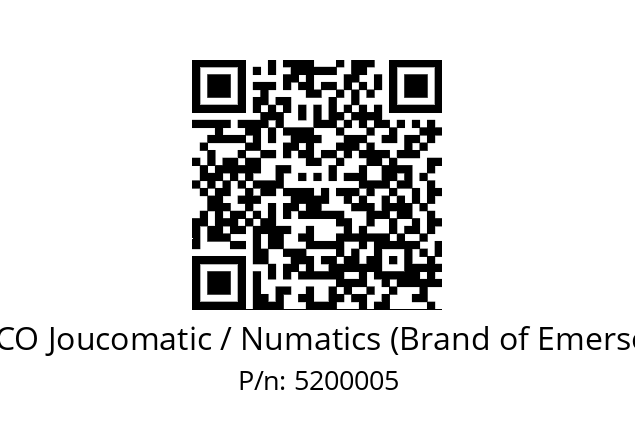   ASCO Joucomatic / Numatics (Brand of Emerson) 5200005