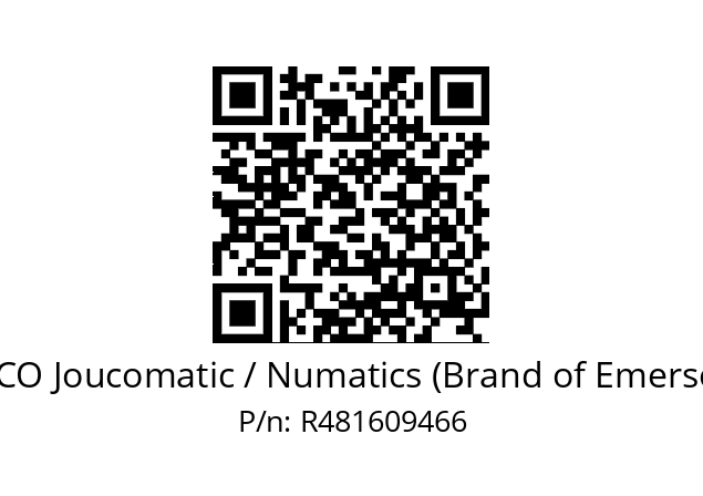   ASCO Joucomatic / Numatics (Brand of Emerson) R481609466