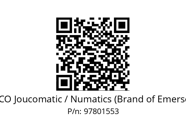   ASCO Joucomatic / Numatics (Brand of Emerson) 97801553