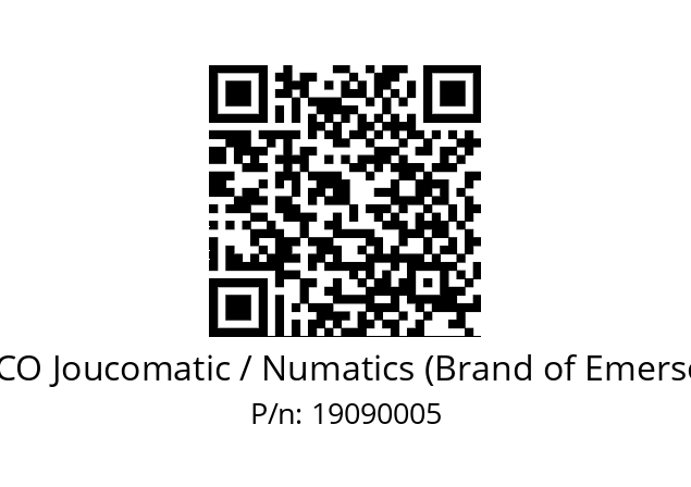   ASCO Joucomatic / Numatics (Brand of Emerson) 19090005