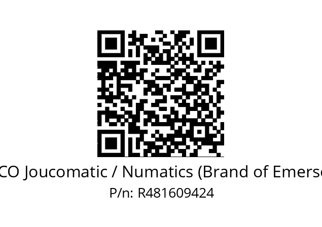   ASCO Joucomatic / Numatics (Brand of Emerson) R481609424