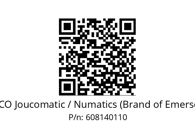   ASCO Joucomatic / Numatics (Brand of Emerson) 608140110