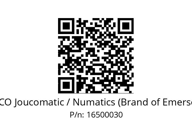   ASCO Joucomatic / Numatics (Brand of Emerson) 16500030