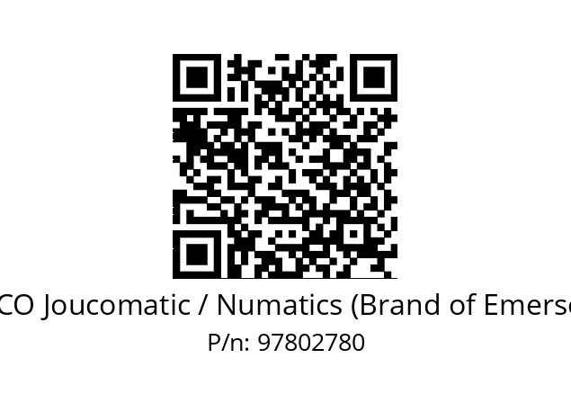   ASCO Joucomatic / Numatics (Brand of Emerson) 97802780