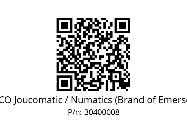   ASCO Joucomatic / Numatics (Brand of Emerson) 30400008