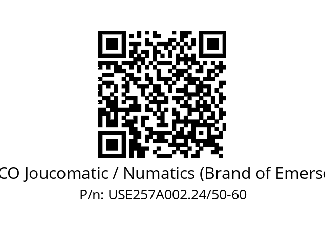   ASCO Joucomatic / Numatics (Brand of Emerson) USE257A002.24/50-60