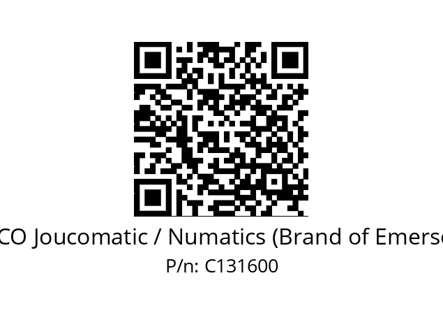   ASCO Joucomatic / Numatics (Brand of Emerson) C131600