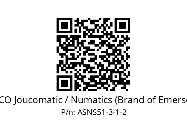   ASCO Joucomatic / Numatics (Brand of Emerson) ASNS51-3-1-2