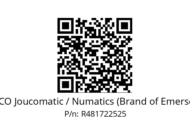   ASCO Joucomatic / Numatics (Brand of Emerson) R481722525