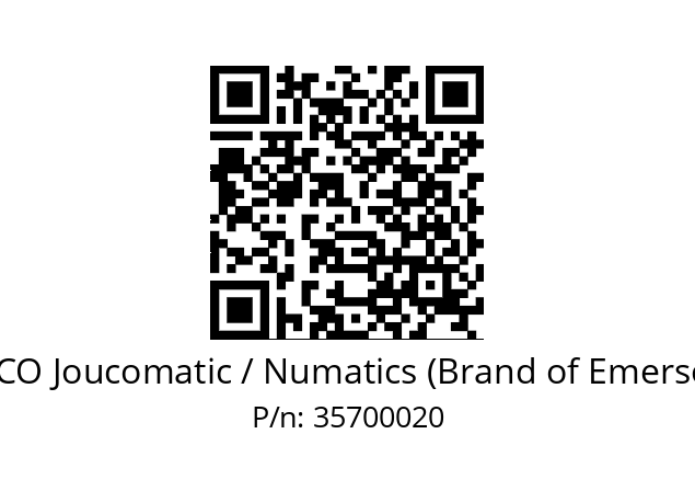   ASCO Joucomatic / Numatics (Brand of Emerson) 35700020