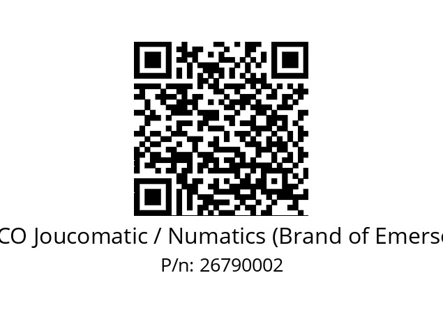   ASCO Joucomatic / Numatics (Brand of Emerson) 26790002