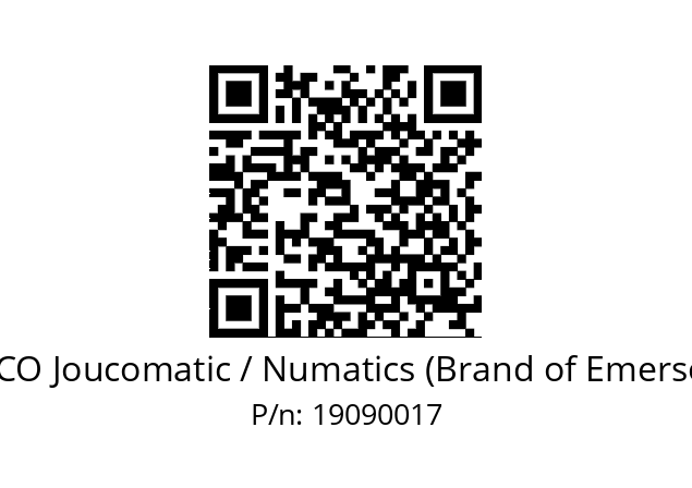   ASCO Joucomatic / Numatics (Brand of Emerson) 19090017