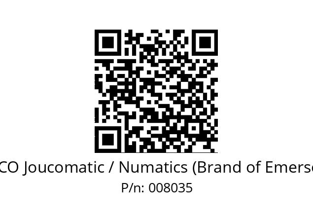   ASCO Joucomatic / Numatics (Brand of Emerson) 008035