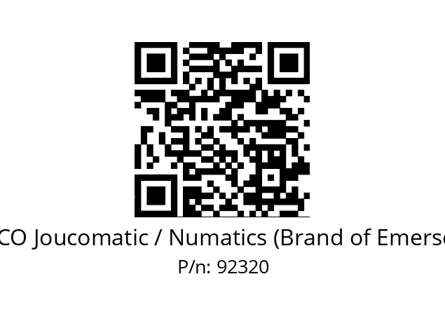   ASCO Joucomatic / Numatics (Brand of Emerson) 92320