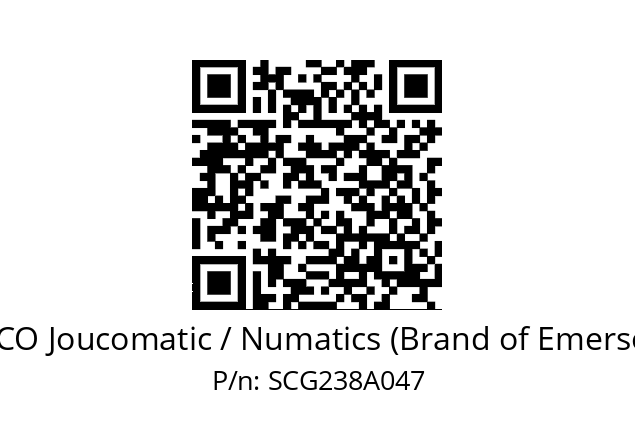   ASCO Joucomatic / Numatics (Brand of Emerson) SCG238A047