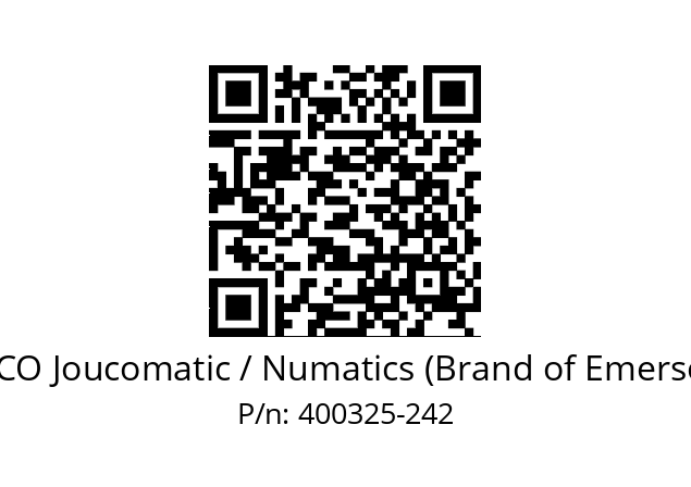   ASCO Joucomatic / Numatics (Brand of Emerson) 400325-242