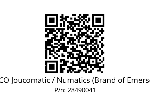   ASCO Joucomatic / Numatics (Brand of Emerson) 28490041