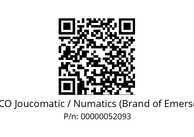   ASCO Joucomatic / Numatics (Brand of Emerson) 00000052093