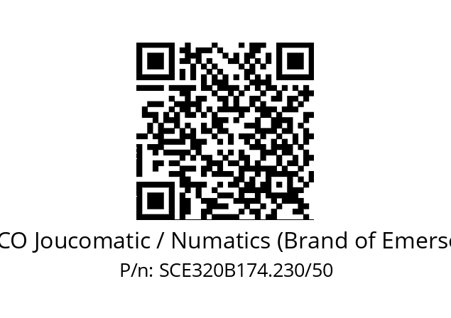   ASCO Joucomatic / Numatics (Brand of Emerson) SCE320B174.230/50