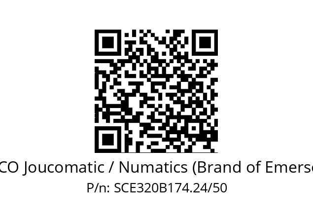   ASCO Joucomatic / Numatics (Brand of Emerson) SCE320B174.24/50