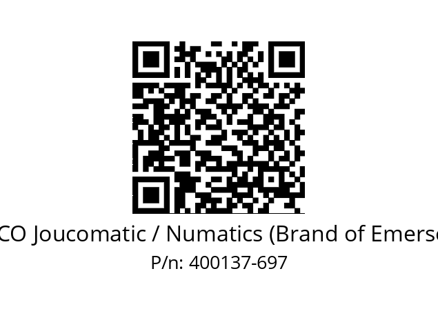   ASCO Joucomatic / Numatics (Brand of Emerson) 400137-697