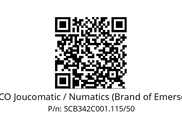   ASCO Joucomatic / Numatics (Brand of Emerson) SCB342C001.115/50