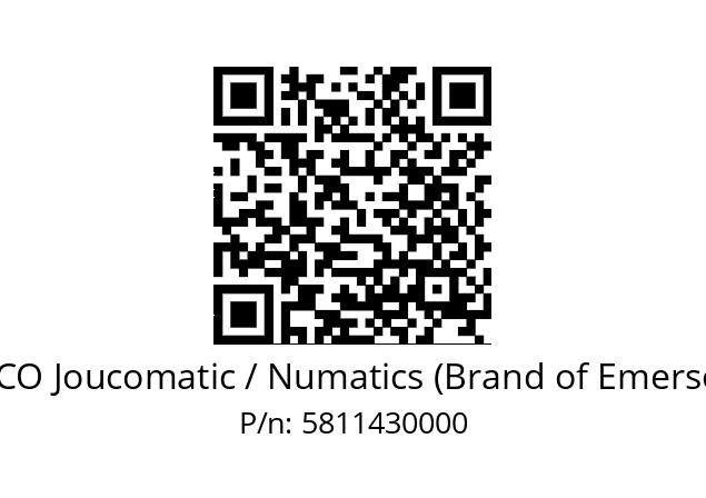   ASCO Joucomatic / Numatics (Brand of Emerson) 5811430000