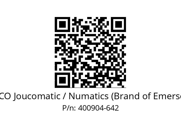   ASCO Joucomatic / Numatics (Brand of Emerson) 400904-642