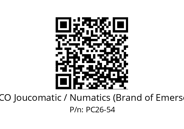   ASCO Joucomatic / Numatics (Brand of Emerson) PC26-54