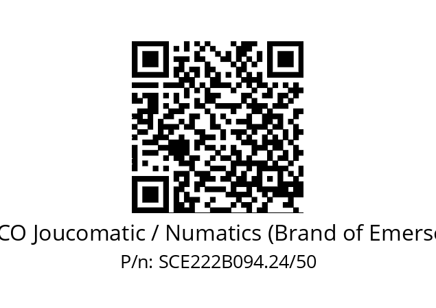   ASCO Joucomatic / Numatics (Brand of Emerson) SCE222B094.24/50