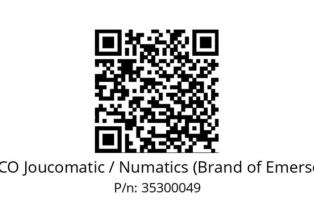   ASCO Joucomatic / Numatics (Brand of Emerson) 35300049