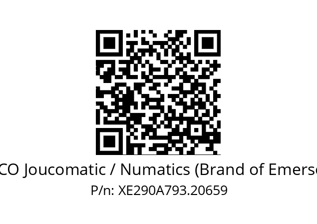   ASCO Joucomatic / Numatics (Brand of Emerson) XE290A793.20659