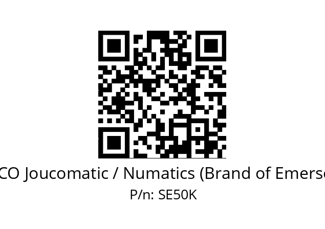   ASCO Joucomatic / Numatics (Brand of Emerson) SE50K