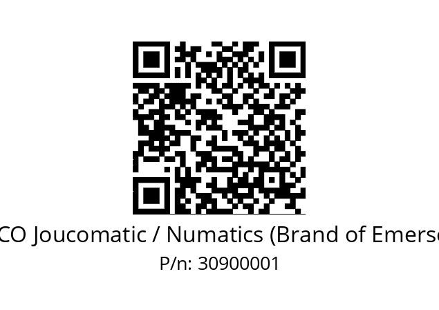   ASCO Joucomatic / Numatics (Brand of Emerson) 30900001