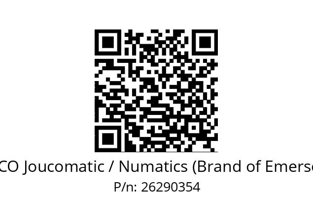   ASCO Joucomatic / Numatics (Brand of Emerson) 26290354