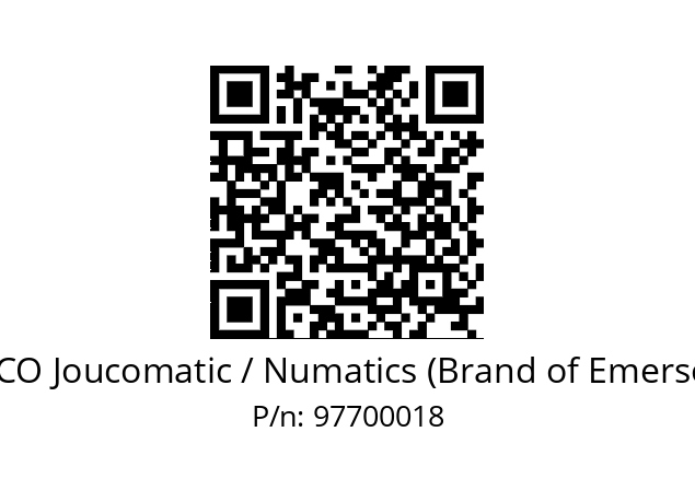   ASCO Joucomatic / Numatics (Brand of Emerson) 97700018