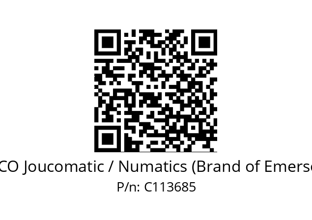   ASCO Joucomatic / Numatics (Brand of Emerson) C113685