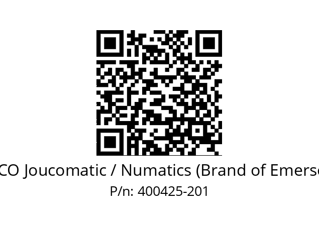   ASCO Joucomatic / Numatics (Brand of Emerson) 400425-201