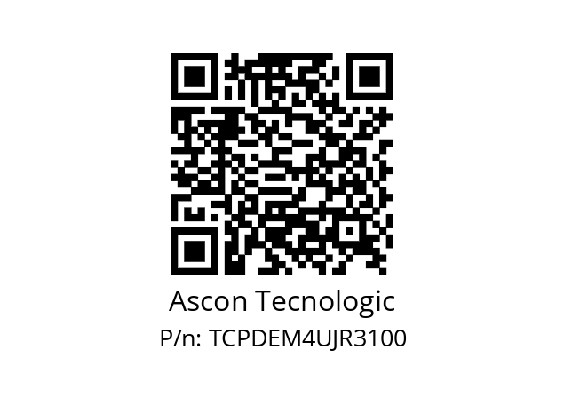   Ascon Tecnologic TCPDEM4UJR3100