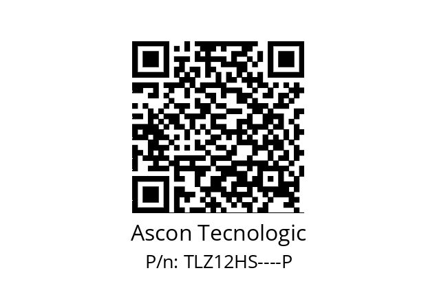   Ascon Tecnologic TLZ12HS----P