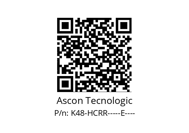   Ascon Tecnologic K48-HCRR-----E----