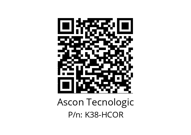   Ascon Tecnologic K38-HCOR