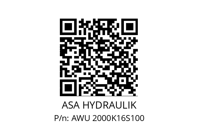   ASA HYDRAULIK AWU 2000K16S100