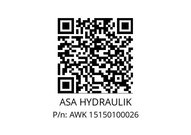   ASA HYDRAULIK AWK 15150100026