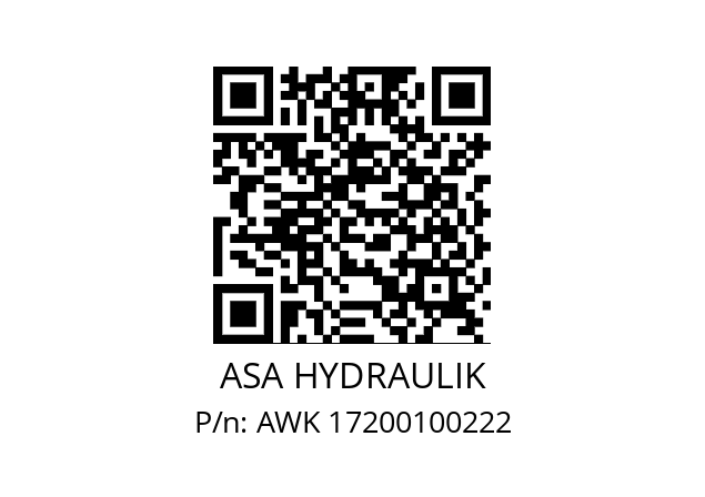   ASA HYDRAULIK AWK 17200100222