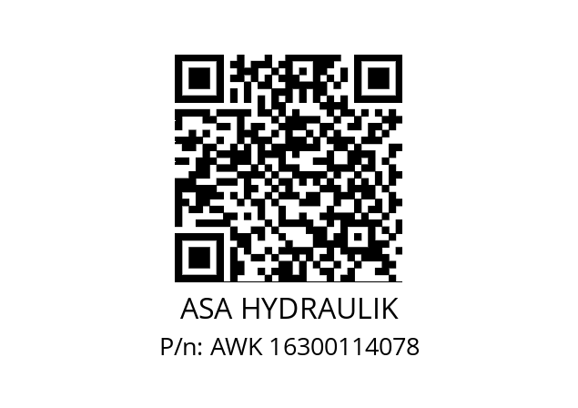   ASA HYDRAULIK AWK 16300114078