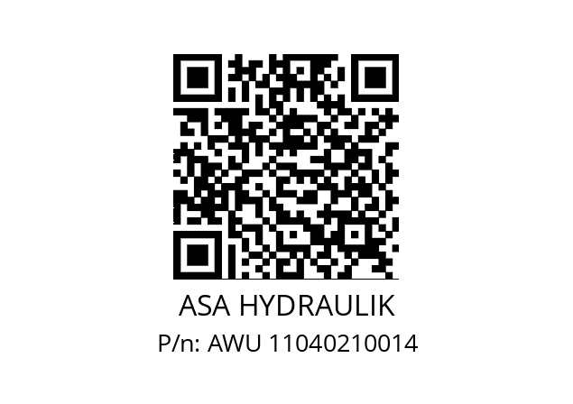   ASA HYDRAULIK AWU 11040210014