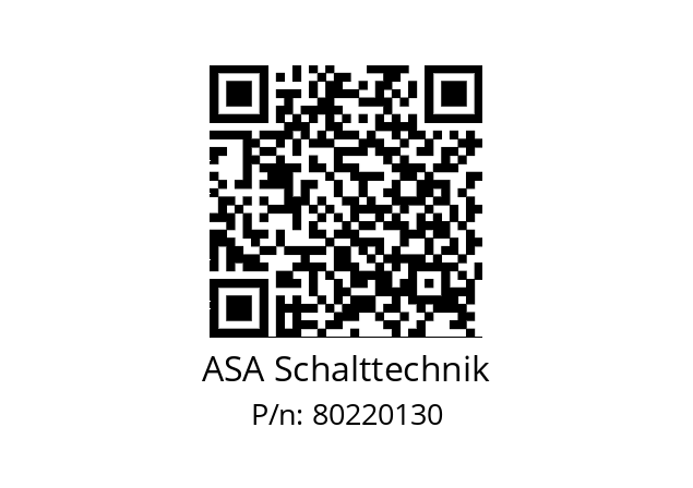   ASA Schalttechnik 80220130