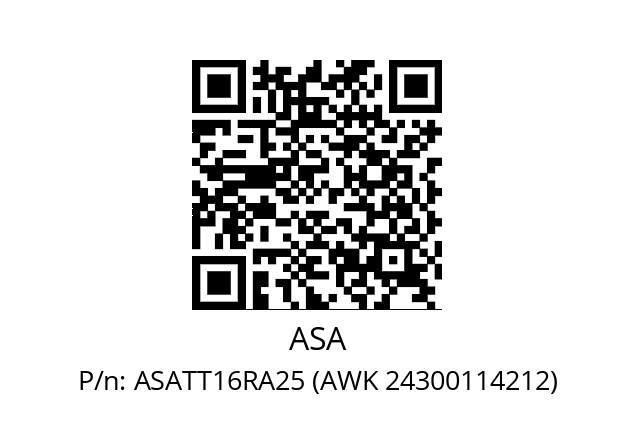   ASA ASATT16RA25 (AWK 24300114212)